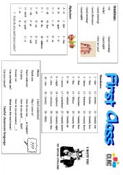 English Worksheet: Useful language for beginners