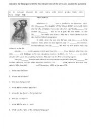 English Worksheet: Simple Past