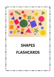 English Worksheet: Shapes Flashcards
