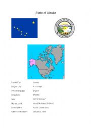 English Worksheet: Alaska