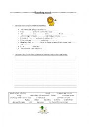 English Worksheet: Animal description