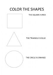 COLORING - BASIC SHAPES