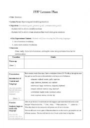 English Worksheet: Emotions lesson plan