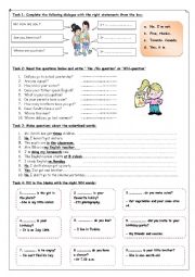 English Worksheet: group session for 8th formers