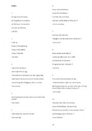 English Worksheet: Riddles