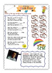 English Worksheet: Born Free