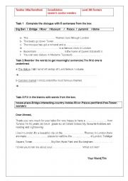 English Worksheet: consolidation