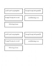 English Worksheet: Humpty Dumpty