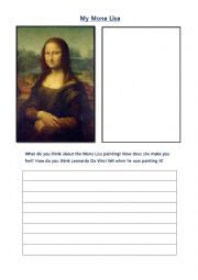 English Worksheet: Mona Lisa