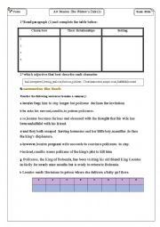 English Worksheet: the winter tale 1