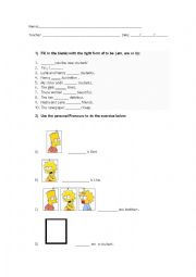 English Worksheet: TEST
