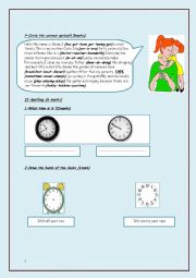 English Worksheet: second part of mid-term test 1 (7th forms)