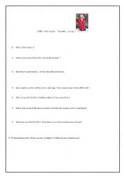 English Worksheet: Video comprehension exercise Nick Vujicic