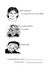 English Worksheet: Basic Personal information