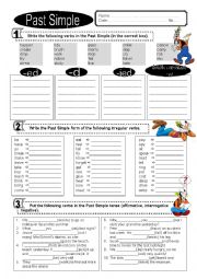 English Worksheet: Past Simple