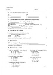 English Worksheet: Project 2 third edition