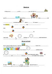 English Worksheet: epal e-mail