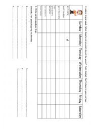 English Worksheet: Present Simple. Nora and Stan