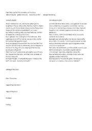 English Worksheet: Story Structure, 