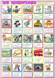English Worksheet: question words  :complete the questions