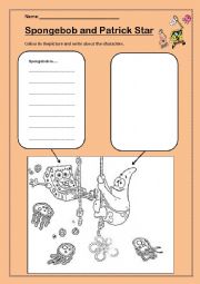 Sponge Bob and Patrick Star Friendship worksheet 