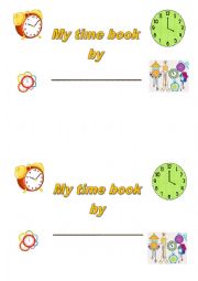 My Time Book - reference booklet