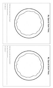 English Worksheet: My Special Giant Pizza