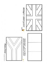 English Worksheet: Flags of English-speaking world