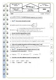 Mid-term test 1  3rd year Economics