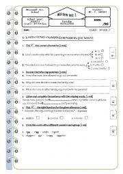 Mid-term test 1 3rd form economics