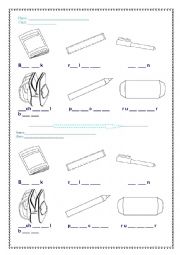 English Worksheet: Classroom objects/ Cool Kids 1 Unit 2  Elementary