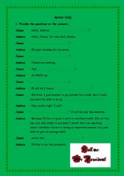 English Worksheet: Review Tasks