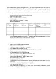 English Worksheet: A hero