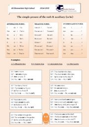 Summary lesson of the verb 