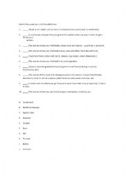 English Worksheet: Grocery Shopping Vocab