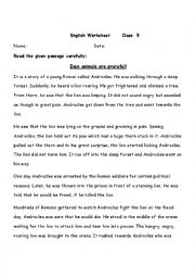 English Worksheet: English assessment worksheet