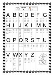 English Worksheet: alphabet-trace