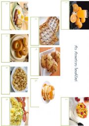 English Worksheet: An American breakfast 