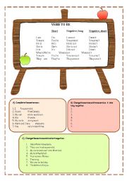 English Worksheet: Verb to be