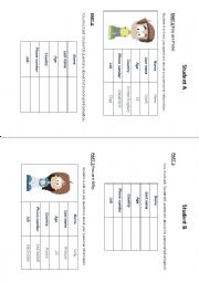 English Worksheet: Present Simple verb 