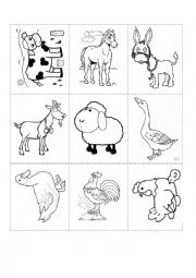 English Worksheet: Farm animals