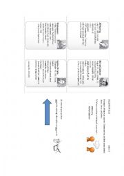 English Worksheet: Famous people -  Pairwork