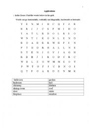 English Worksheet: house