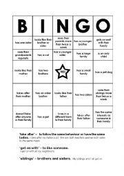 English Worksheet: Find some who ....Bingo!