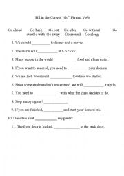 English Worksheet: 