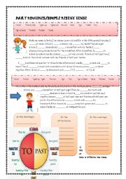 English Worksheet: simple present tense