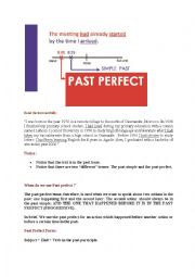 The past perfect