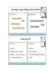 English Worksheet: Basic greeting