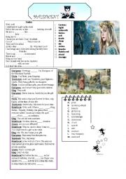 English Worksheet: Maleficent 