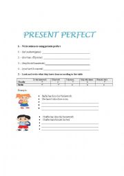 Present perfect 